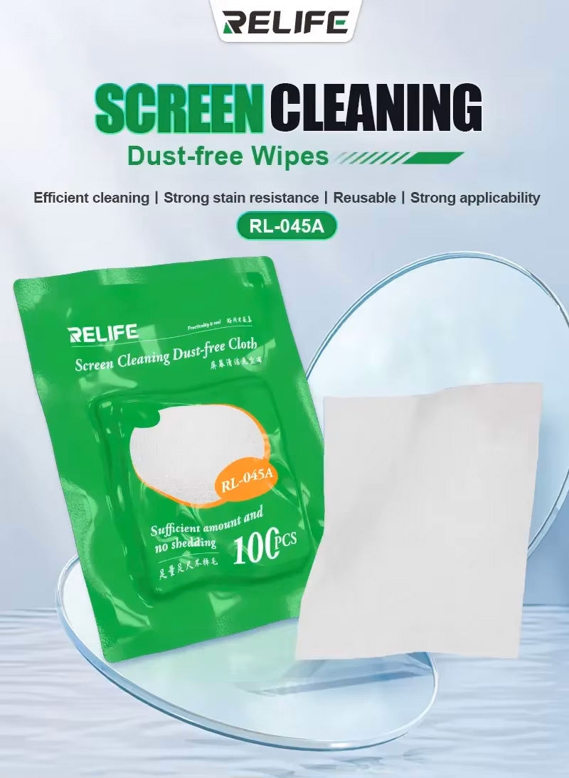 Salviette per la pulizia a secco Relife RL-045A, Set da 100 pezzi