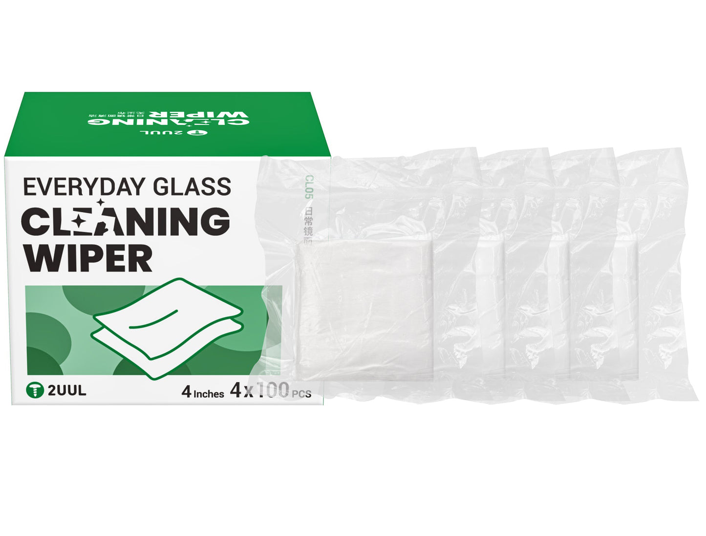 Salviette per Pulizia a Secco 2UUL CL05, Set da 400 pezzi
