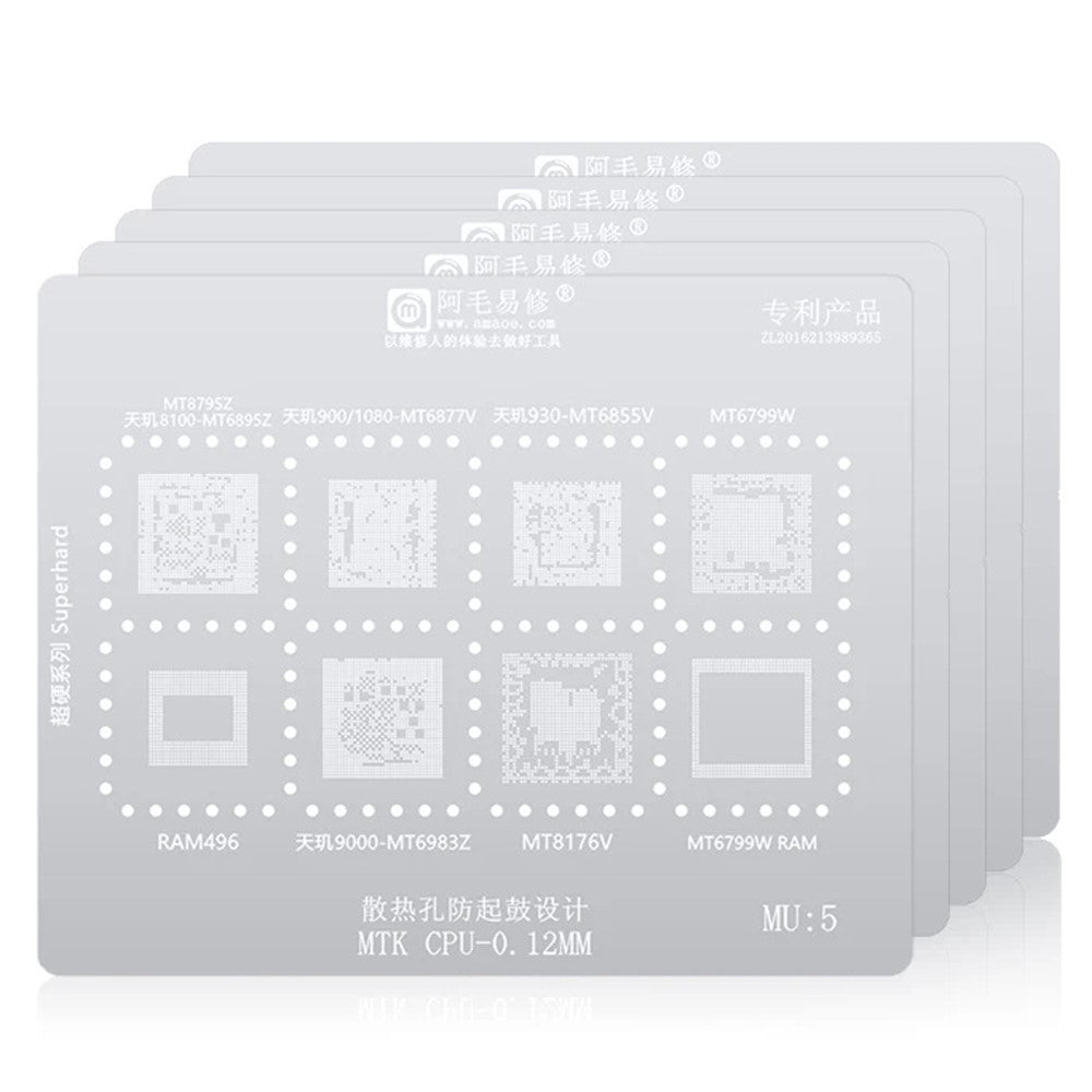 Rete BGA Amaoe per CPU MTK MU1-5