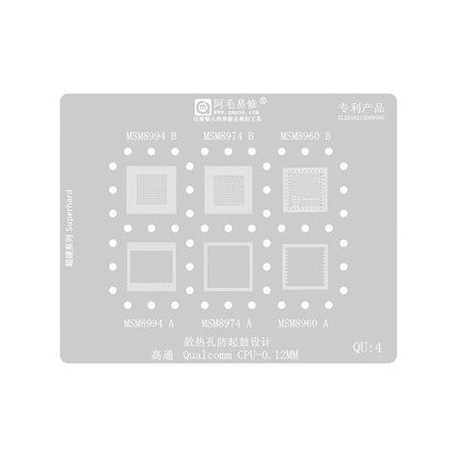 Rete BGA Amaoe per CPU Qualcomm Serie QU1-8