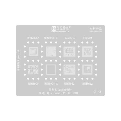 Rete BGA Amaoe per CPU Qualcomm Serie QU1-8