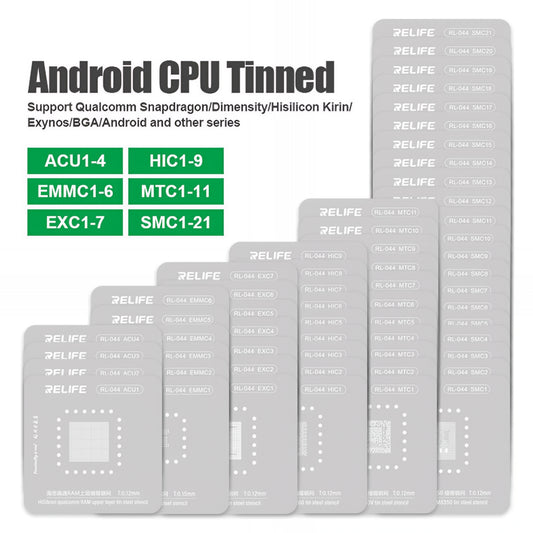 Rete BGA Relife RL-044 per CPU Android