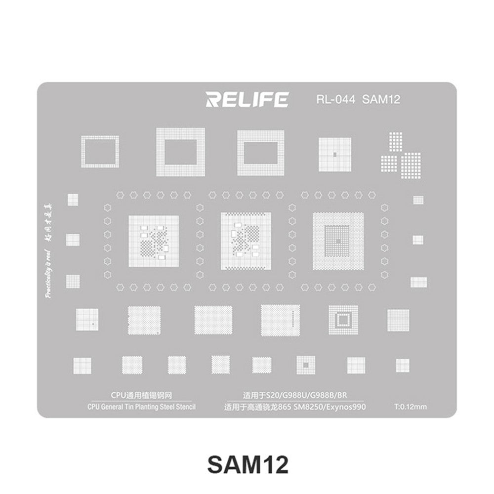 BGA Stencil Relife RL-044 V2.0 for Samsung Series CPU