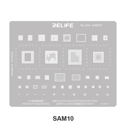 BGA Stencil Relife RL-044 V2.0 for Samsung Series CPU