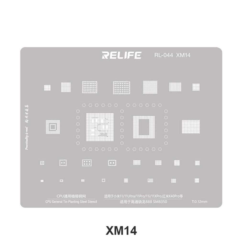 BGA Reballing Stencil RL-044 V2.0 for Xiaomi Series CPU