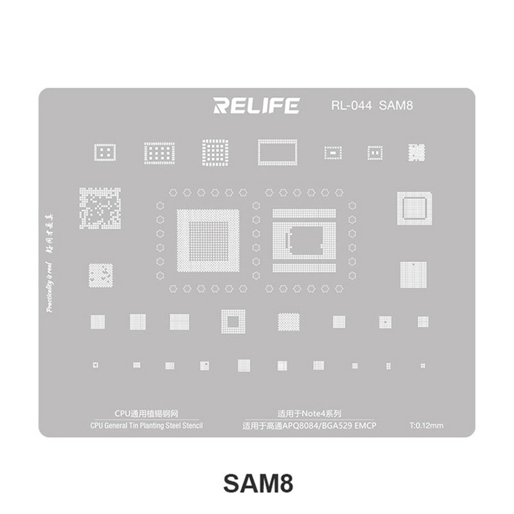 BGA Stencil Relife RL-044 V2.0 for Samsung Series CPU
