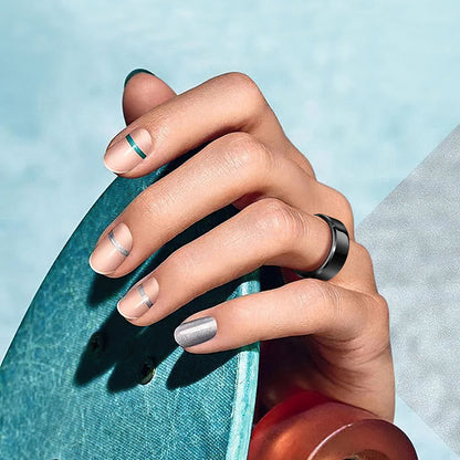 Smart Ring Techsuit R6, Taglia 8, Nero