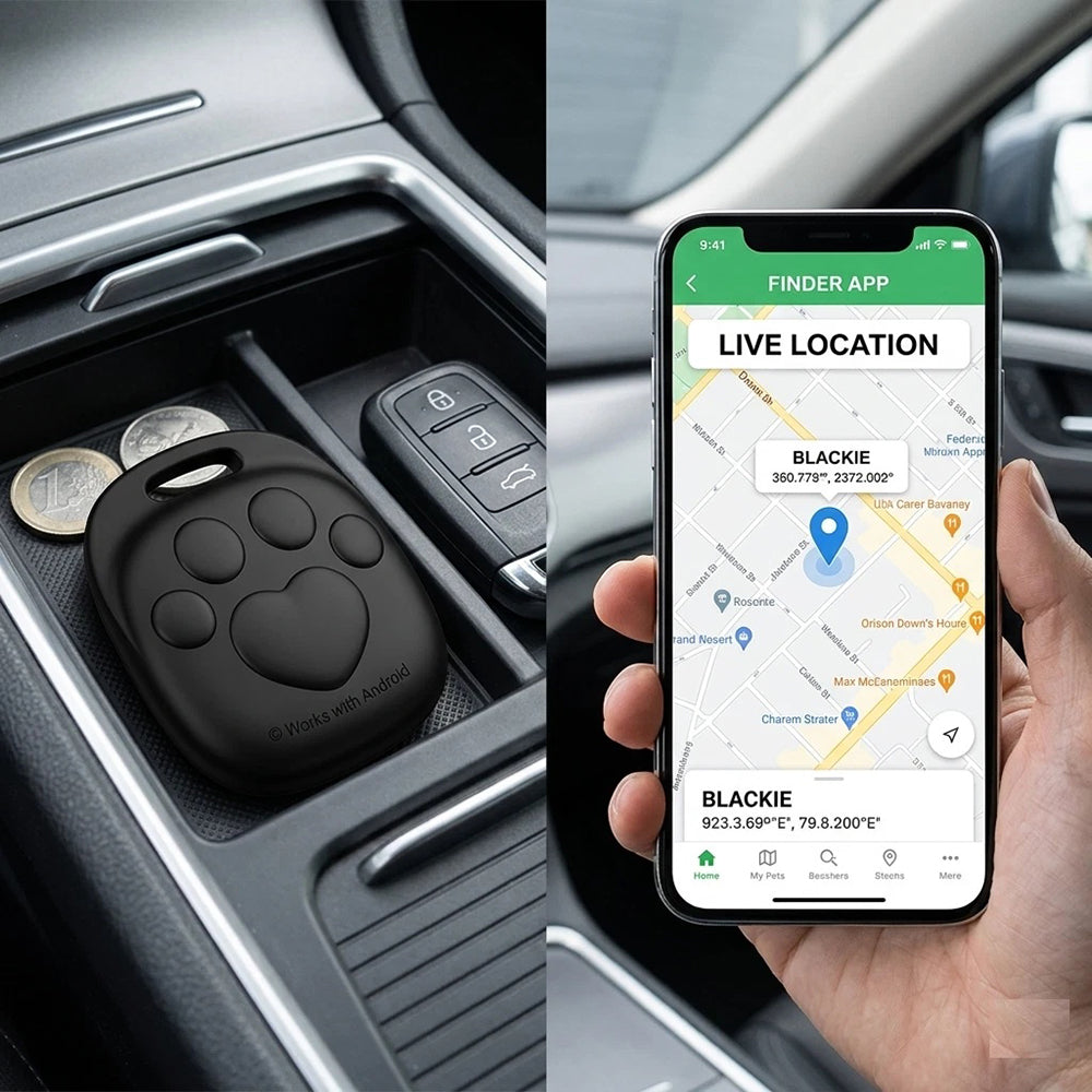 Borofone SmartTag BC105 per la serie Android, Nero