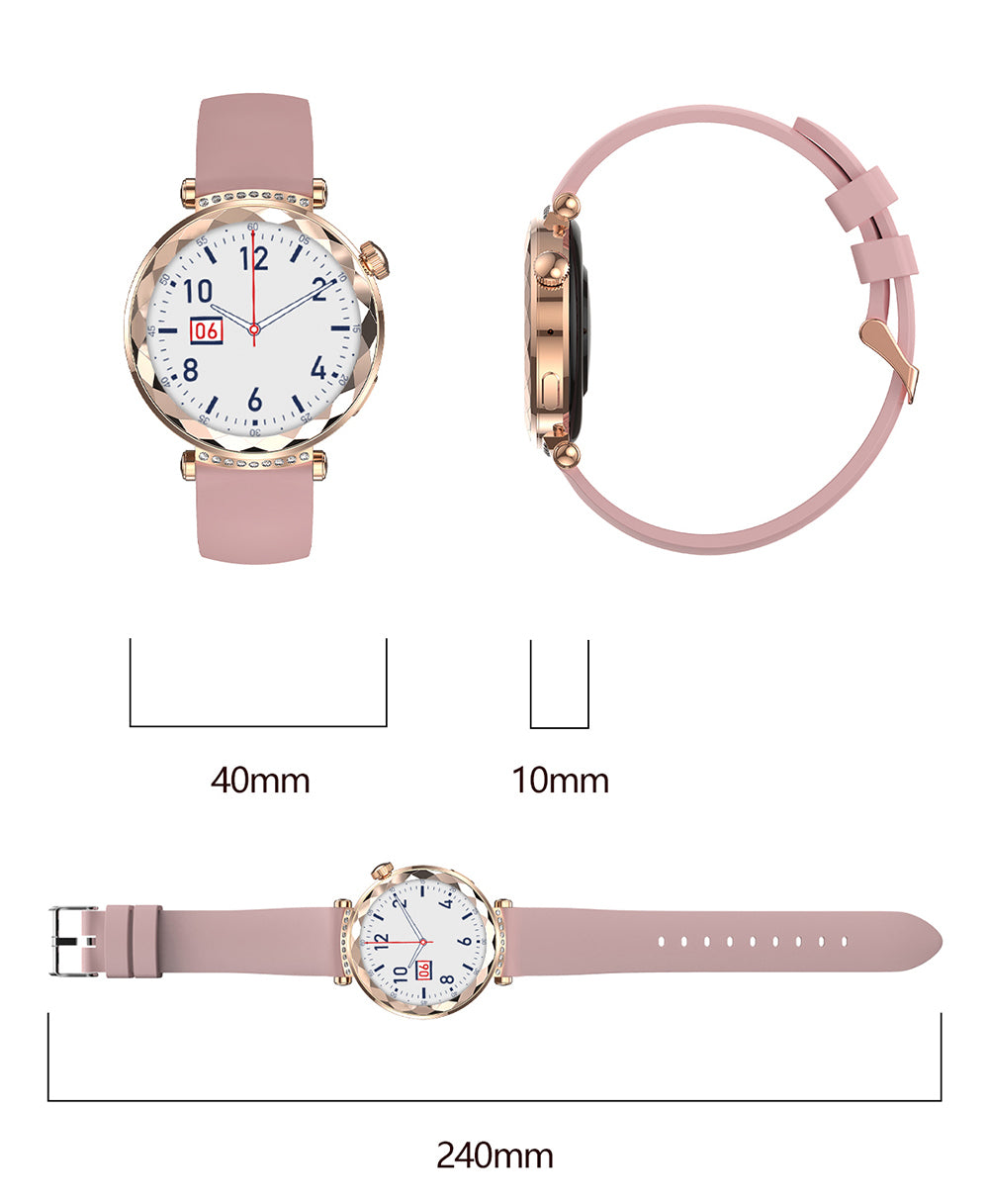 Smartwatch Blavec W19 LIANA, oro rosa
