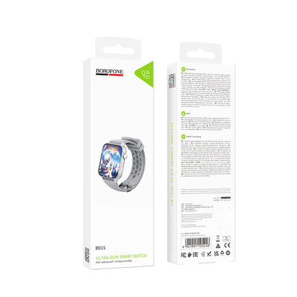 Smartwatch Borofone BD15 Call, Silver