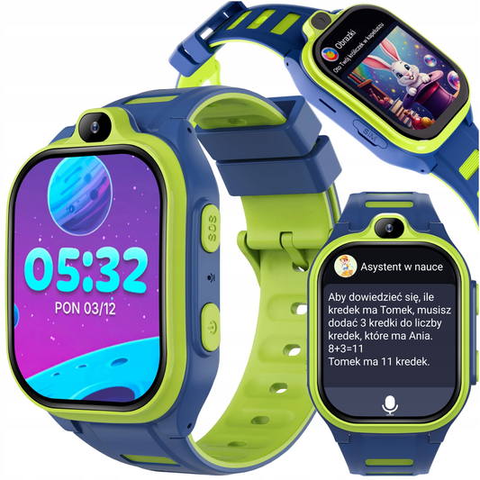 Smartwatch Forever Kids Boost KW-530 Call, Blu
