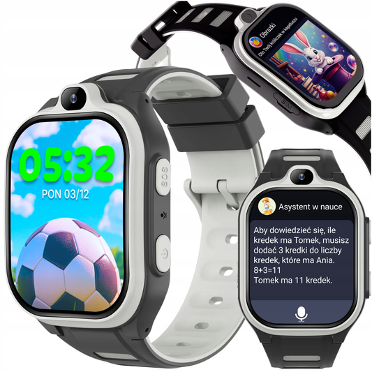 Smartwatch Forever Kids Boost KW-530 Call, Nero