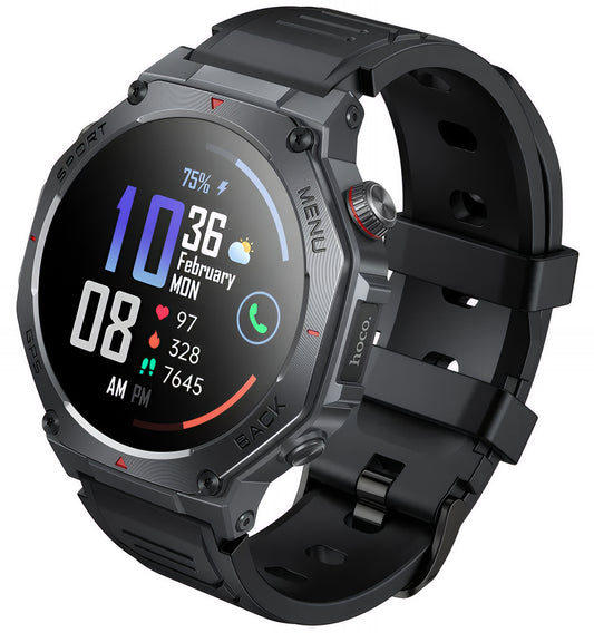 Smartwatch HOCO Y37 Call, Nero