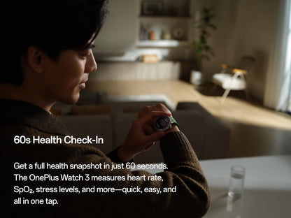 Smartwatch OnePlus Watch 3, 46mm, Nero 5491100340