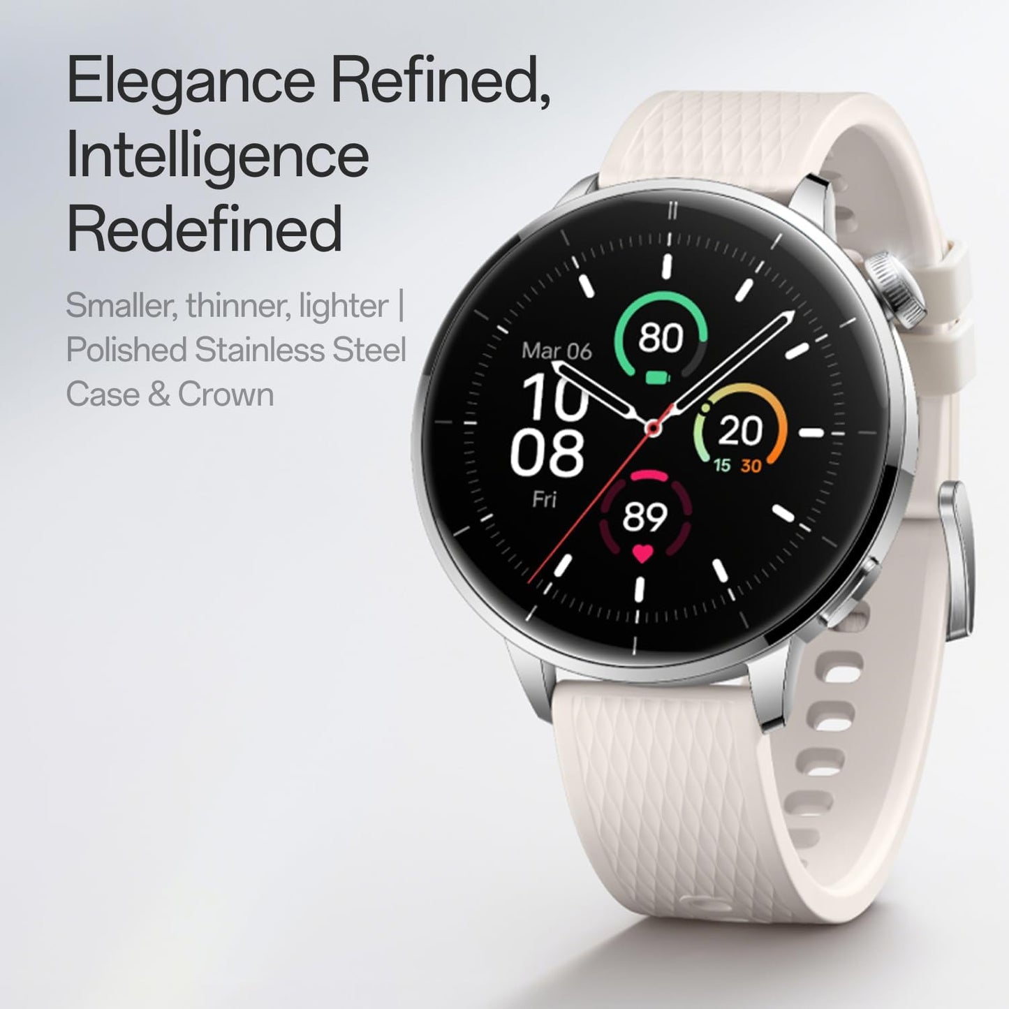 Smartwatch OnePlus Watch 3, 43mm, Nero 5491100421