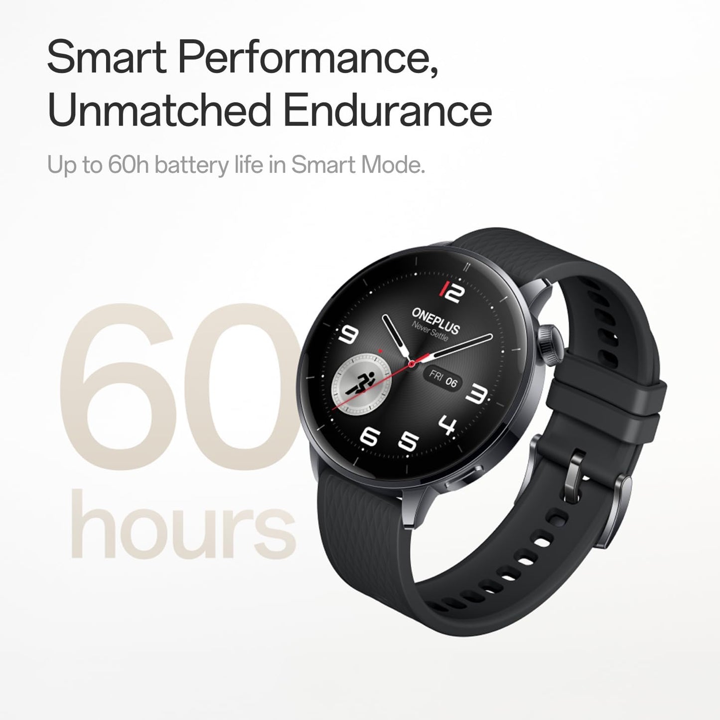 Smartwatch OnePlus Watch 3, 43mm, Argento 5491100422