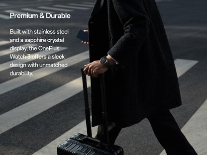 Smartwatch OnePlus Watch 3, 46mm, Nero 5491100340