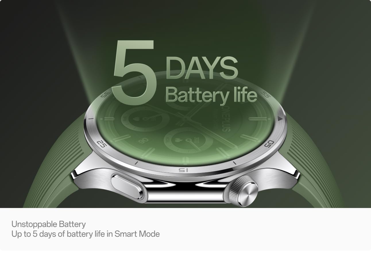 Smartwatch OnePlus Watch 3, 46mm, Nero 5491100340