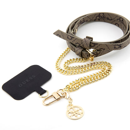 Cordino per Telefono Guess 4G Chain CBDY, Marrone