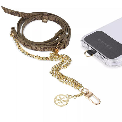 Cordino per Telefono Guess 4G Chain CBDY, Marrone