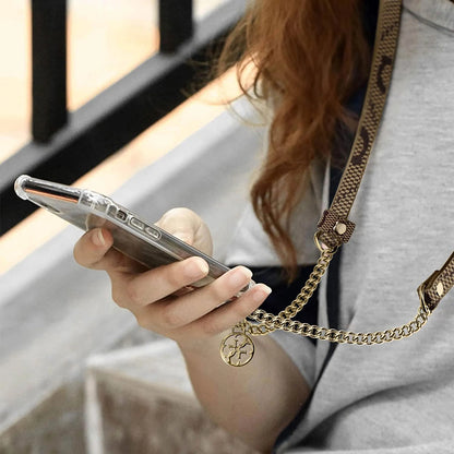 Cordino per Telefono Guess 4G Chain CBDY, Marrone