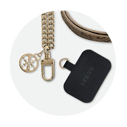 Cordino per Telefono Guess 4G Chain CBDY, Marrone