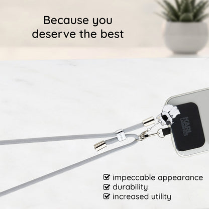 Cordino per Telefono Karl Lagerfeld Choupette, Grigio