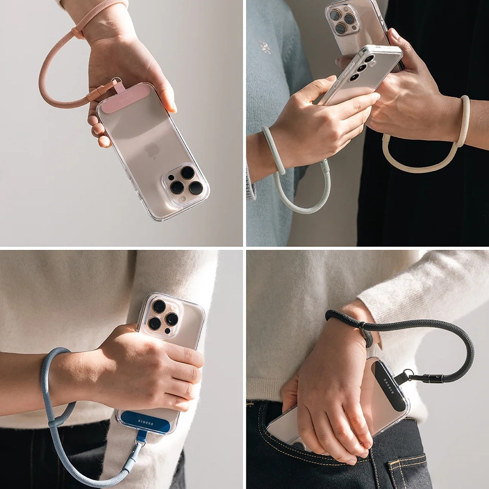 Ringke Link Flow P-Type Phone Lanyard, Silver