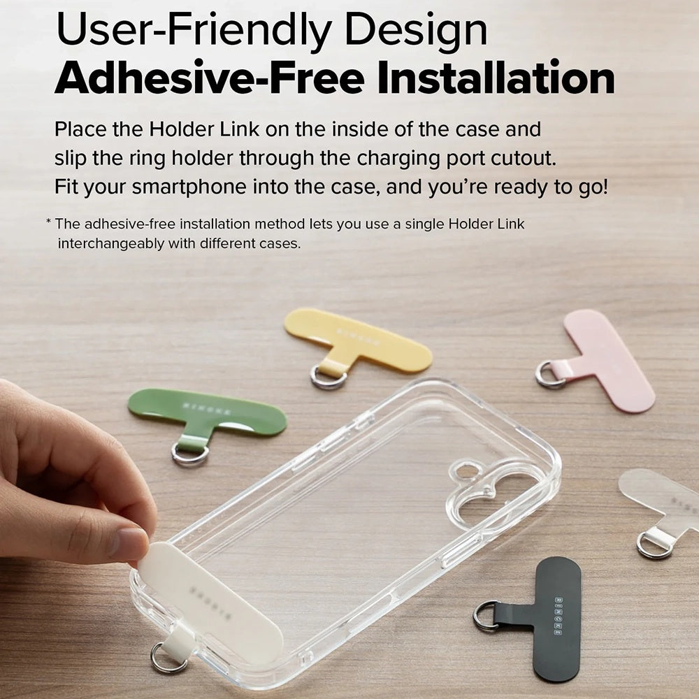 Ringke Link Flow P-Type Phone Lanyard, Brown