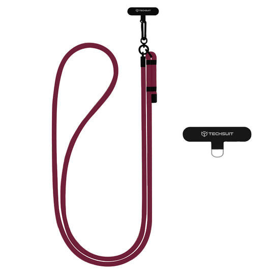 Cordino per Telefono Techsuit RCS1-28, Rosso Scuro
