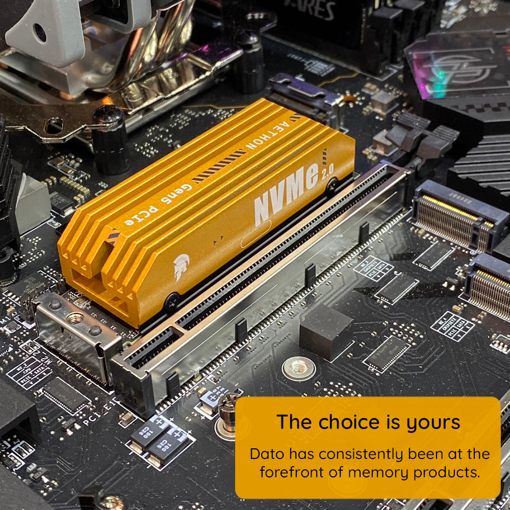 Solid State Drive (SSD) Dato Ares Aethon, NVME M.2, PCIe Gen5x4, 4TB, Nero ARSAT-4TB