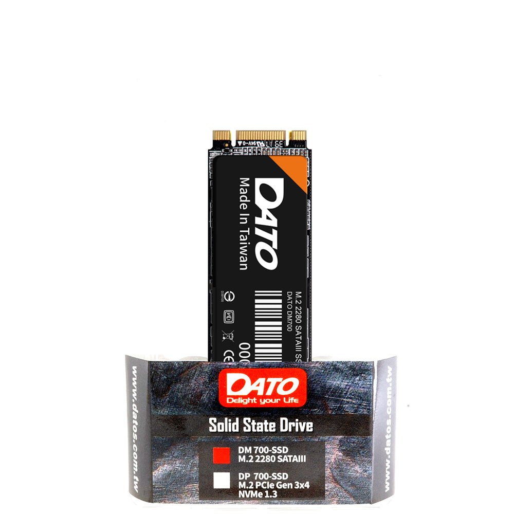 Solid State Drive (SSD) Dato, SATA III NGFF M.2 2280, 4TB, Black DM700SSD-4TB