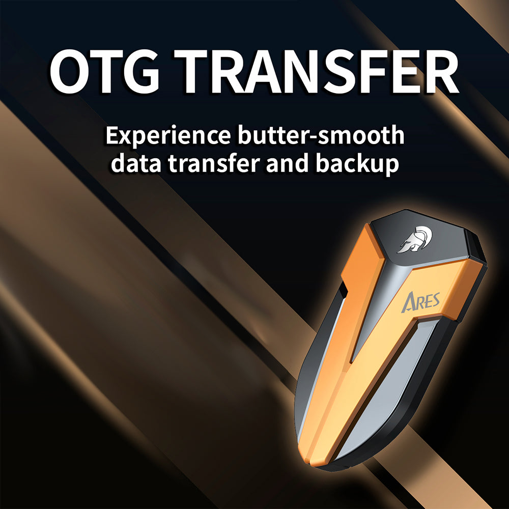 Solid State Drive (SSD Esterno) Dato Ares Amber Shield, 4TB, Nero ARSASE-4TB