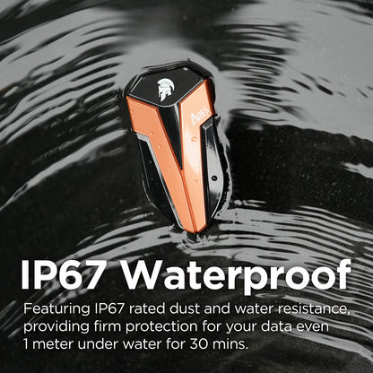 Solid State Drive (SSD Esterno) Dato Ares Amber Shield, 4TB, Nero ARSASE-4TB