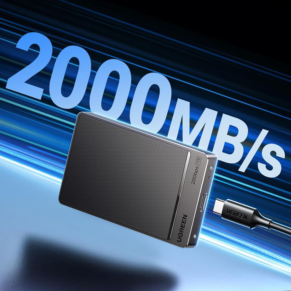 Solid State Drive (SSD Esterno) UGREEN 35270, 1TB, Grigio