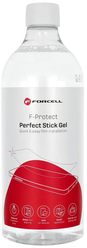 Soluzione Gel Forcell Perfect Stick per applicazione Pellicola Protettiva Plastica / Silicone, 1l