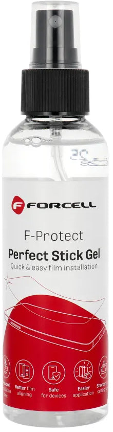 Soluzione Gel Forcell Perfect Stick, per applicazione Pellicola Protettiva Plastica / Silicone, 150ml