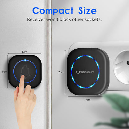 Campanello Techsuit SU1, Nero