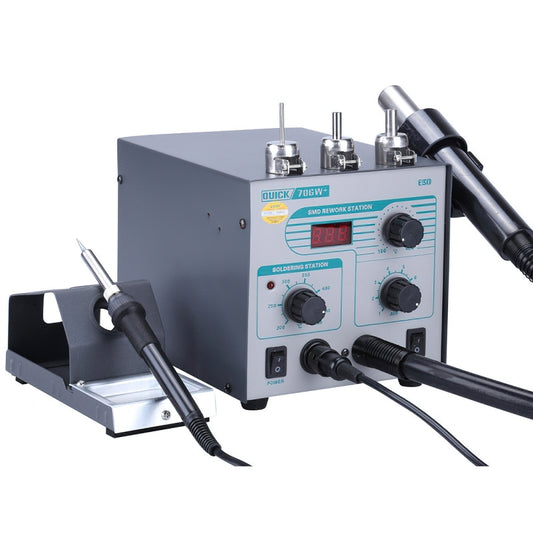 Stazione Aria Calda e Saldatore Quick 706W+