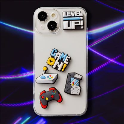 Sticker 3D OEM GameOn per Custodia Telefono / Tablet, Set da 5 pezzi, Multicolore