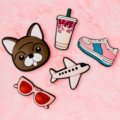 Sticker 3D OEM Lifestyle per Custodia Telefono / Tablet, Set da 5 pezzi, Rosa