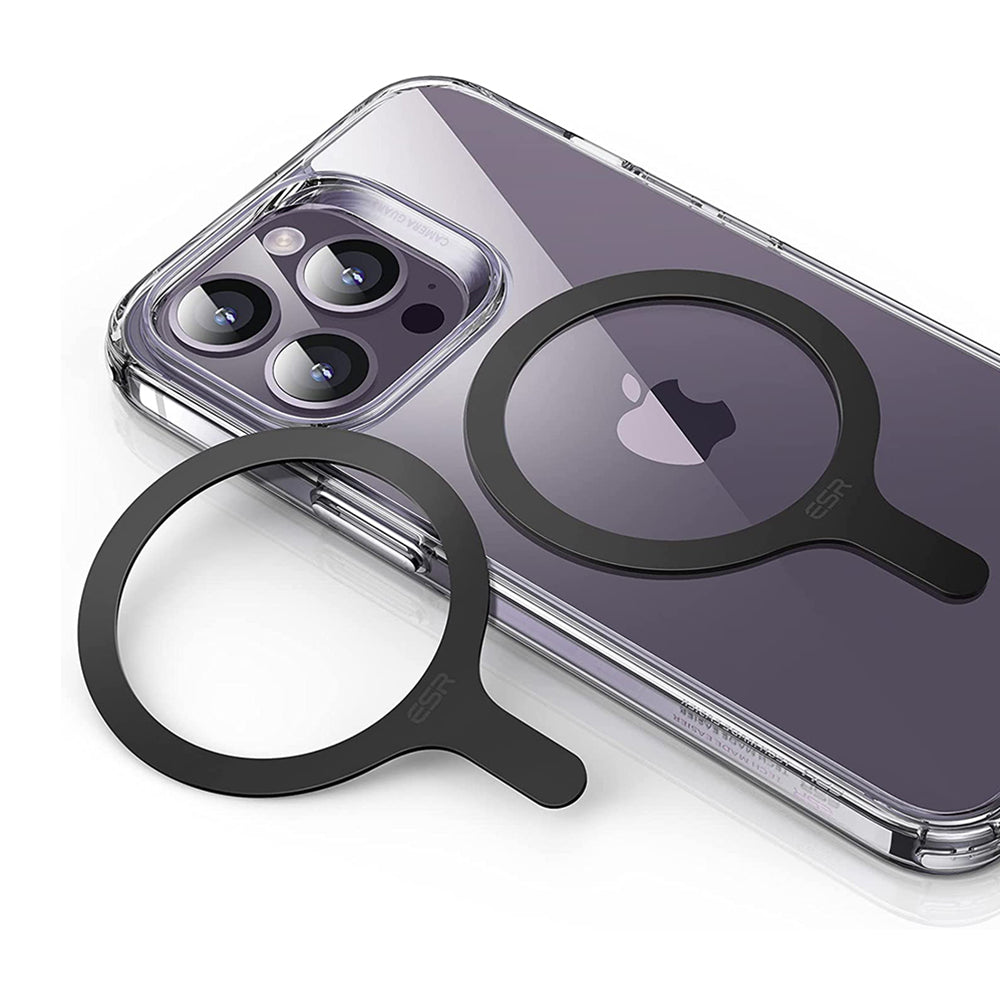 Adesivo Metallico ESR HaloLock, Set 2 pezzi, Nero