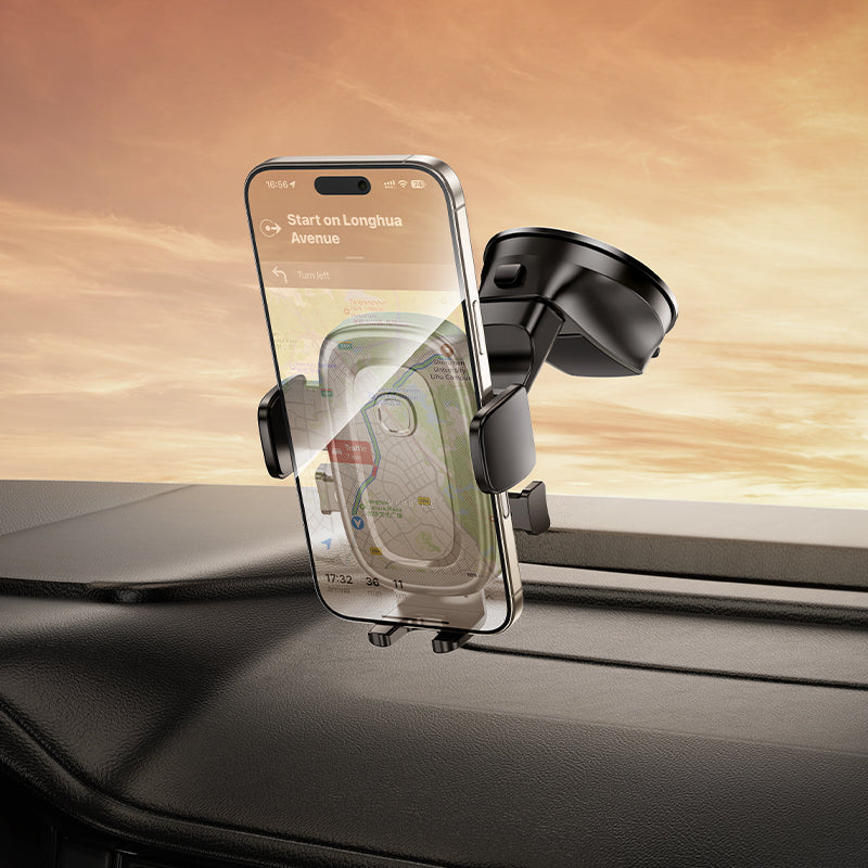 Supporto Auto Borofone BH132 Follower, 4.5 pollici - 7 pollici, Nero