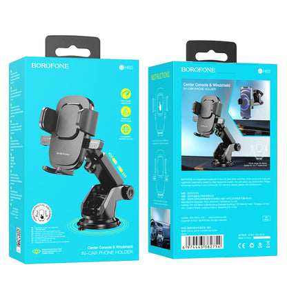 BH60 Supporto per auto Dainty, 4,5 pollici - 7 pollici, nero 