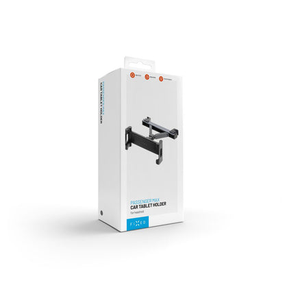 Fixed Passenger Max Car Headrest Support, 7inch - 13inch, Grey