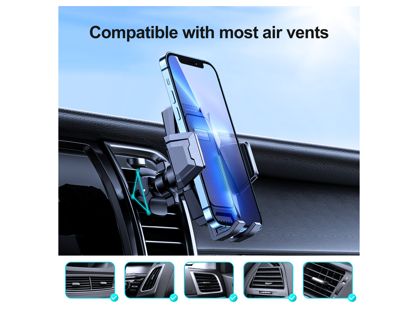 Supporto Auto Joyroom JR-ZS285, 4.5inch - 6.5inch, Nero