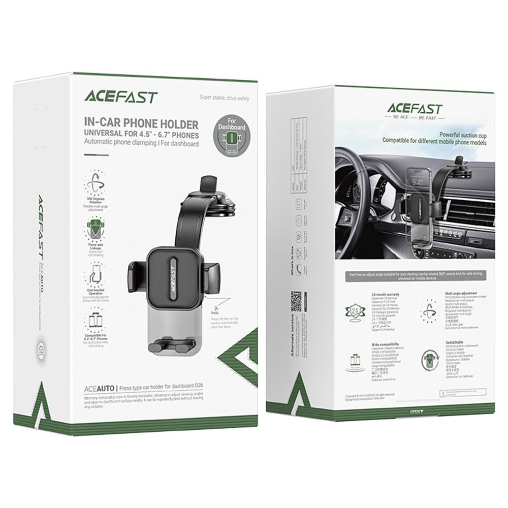 Supporto Auto Acefast D26, Universale, Nero