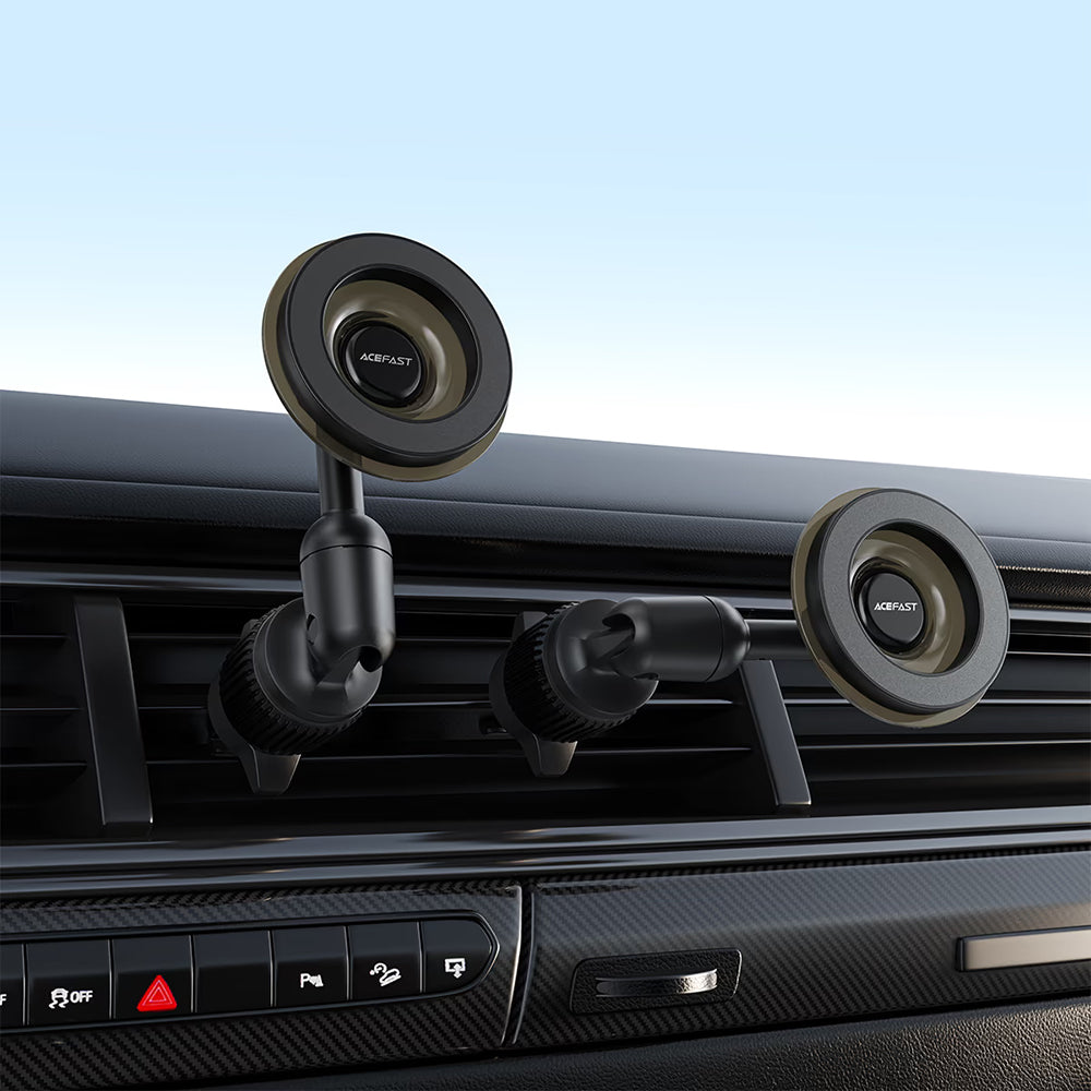 Supporto Auto Magnetico Acefast D68, 4,7 pollici - 6,9 pollici, Nero