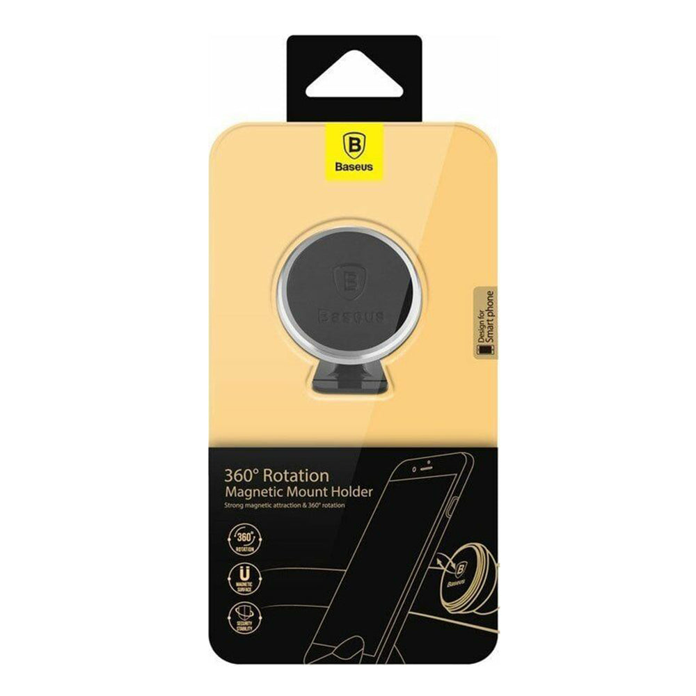 Baseus 360 Magnetic Car Holder, Universal, Black SUCX140012