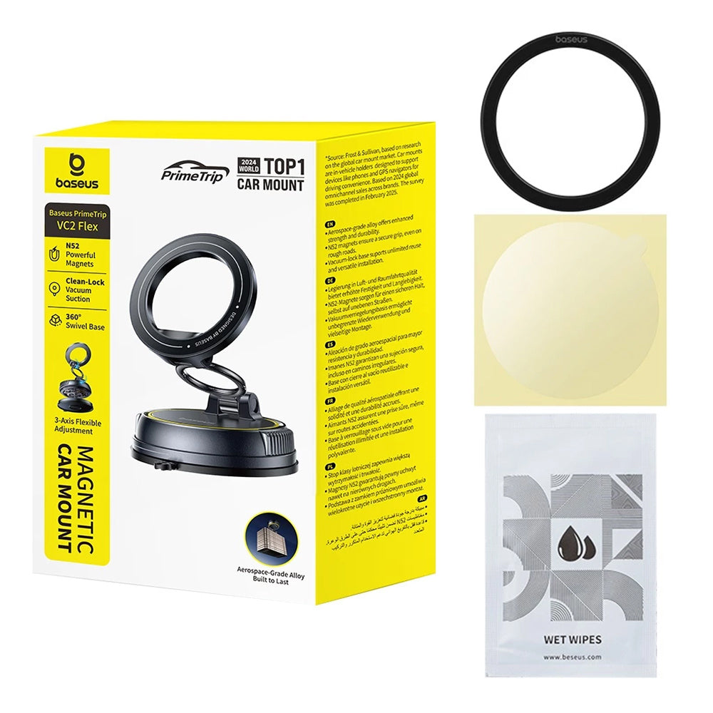 Supporto Auto Magnetico Baseus PrimeTrip VC2 Flex, Universale, Nero C0013803